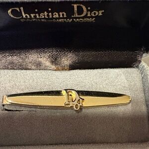 Dior Gold Tie Clip